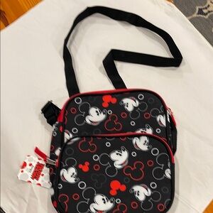 Disney Mickey Mouse Crossbody Bag - Black and Red